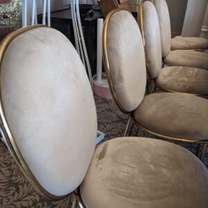 Arabella Chairs - Ivory and Pink