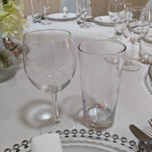 Water and Wine Glass